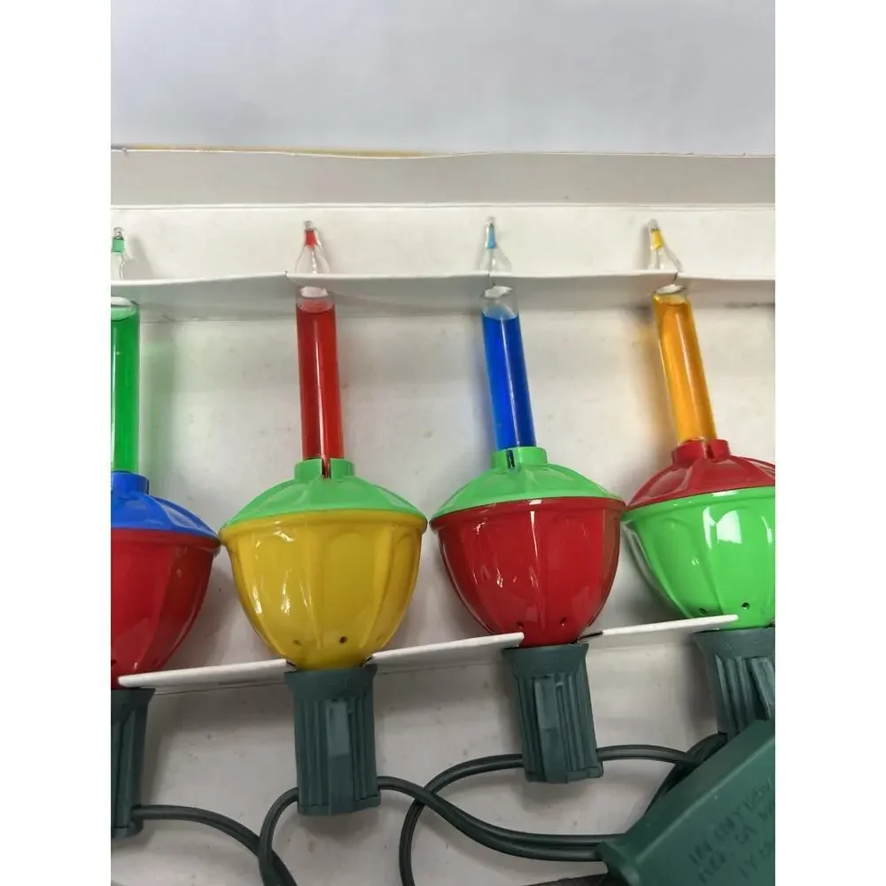 VTG Roman Inc. Bubbling Lights Christmas Tree Holiday Decorative - 7 light set